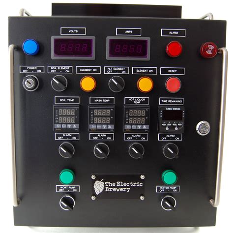 electric brewery control panel box|15 gallon electric brewery.